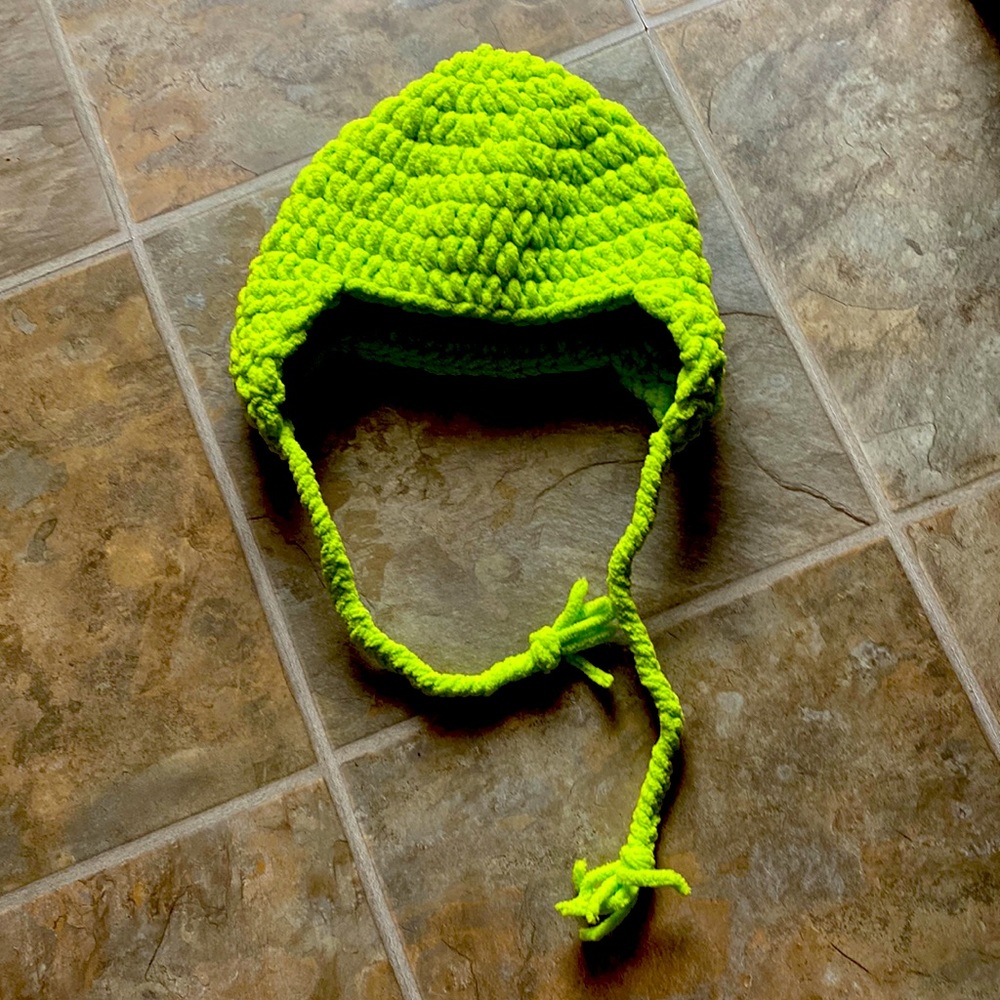 Handmade Toddler trapper hat